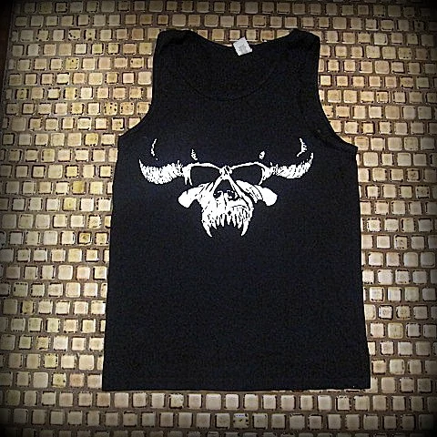 DANZIG - Skull Logo / Two Sided Printed Unisex Tank Top
